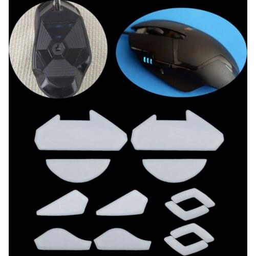 2 Sets/pack Tiger Gaming Mouse Feet Mouse Skate For Logitech G402 Gaming Mouse White Mouse Glides Curve Edge
