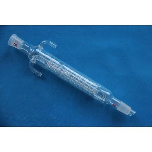 Lab Coil Reflux Condenser,200mm Length, 24/29 joint,10mm hose connection (Lab Glassware)