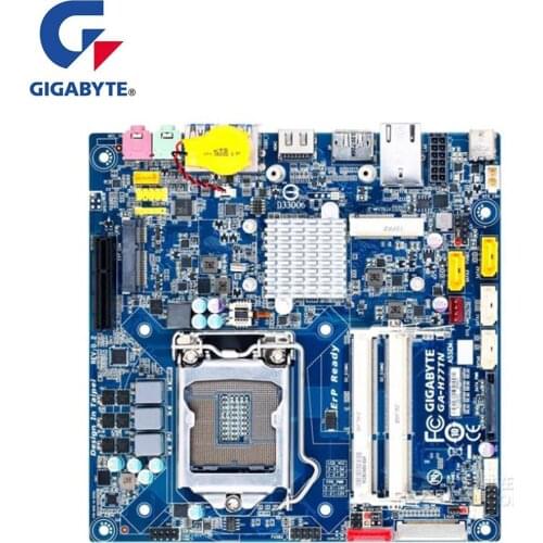 MINI-ITX ITX HTPC For Gigabyte GA-H77TN H77TN Motherboard LGA 1155 H77 Used Desktop Mainboard SATA3 PCI-E X16 3.0
