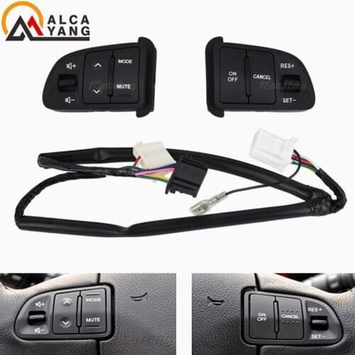 Multi function Steering Wheel Audio Cruise Control Buttons For Kia sportage with back light Car charge car styling