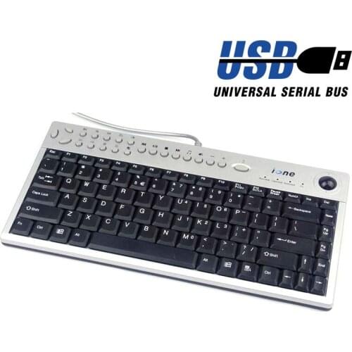 Multimedia keyboard, K3NT trackball, industrial control multimedia keyboard, USB interface, keyboard