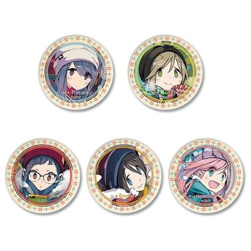Anime Fans cartoon badge 58 mm Badges Laid-Back Camp Icons Brooch