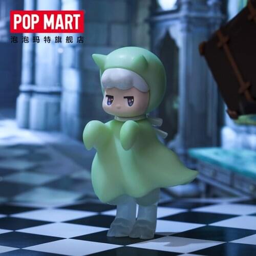 Original POPMART Pan Shen Halloween Series Blind Box Toy Figure Confirmed Style Cute Anime Character birthday surprise Gift