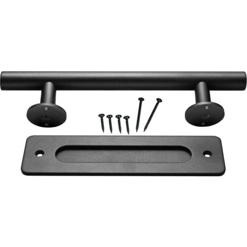 Sliding Barn Door Handle Pull Flush Recessed Wood Door Handle Furniture Hardware For Cabinet Cupboard Interior Door 35-45MM