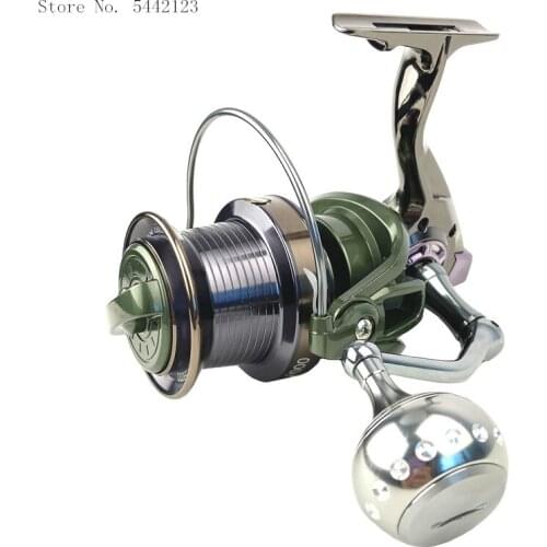 Fishing Reel CTS9000-12000 Drag 30kg Metal/EVA Ball Grip Spool Spinning Reel Saltwater Reel For Carp Reel Fishing
