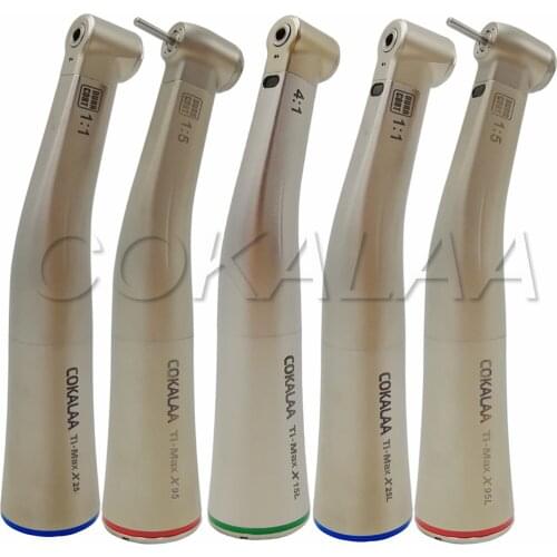 Dental Contra Angle Low Speed Push Handpiece For E-TYPE Motor