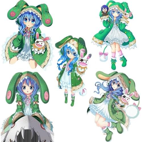 Three Ratels CA81 DATE A LIVE Yoshino Lovely cartoon girl Super Staffie decal on Wall Fridge Toilet car bike