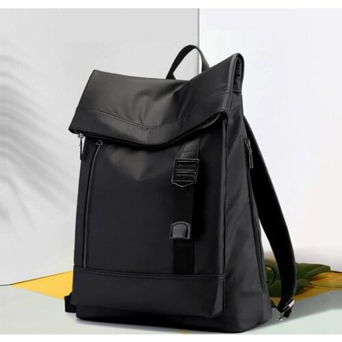 Large Capacity Backpack Business Laptop Backbag Roomy Anti-theft Comfortable Business Men Leisure Backpack Black