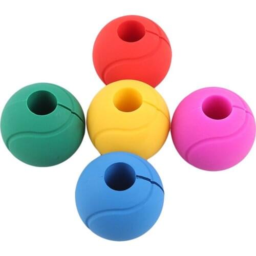 1 Pair Candy Color Barbell Hand Ball Grips Dumbbell Kettlebell Fat Grip Silicone Pull Up Weightlifting Gym Fitness Equipments