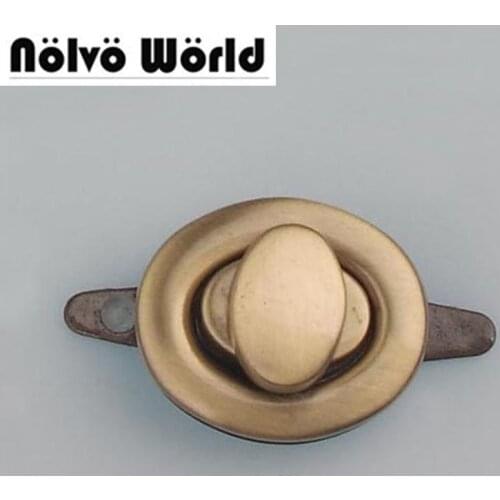 10pcs 4 colors 26*22mm 1 Inch twist bags lock metals hardware accessories DIY fashion turn lock