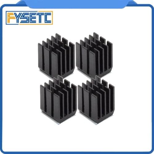 10pcs/lot StepStick Heat Sink Cooler Aluminum Heat Dissipation Suitable For DRV8825/A4988/TMC2100/TMC2208/TMC2130 Mendel