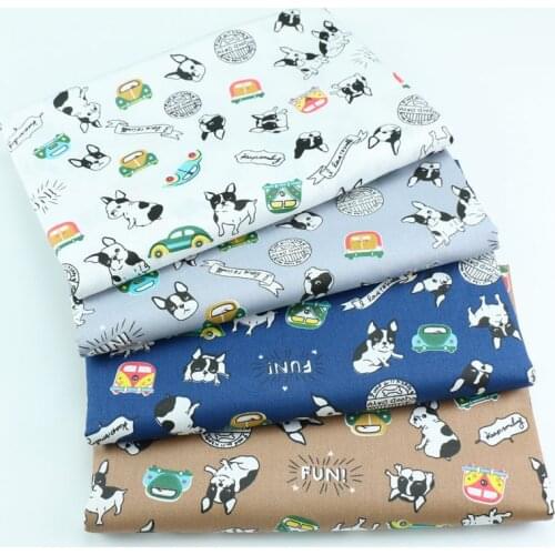 Animal 100% Cotton Fabric Diy Handmade Cloth Baby Dress Sewing Craft Patchwork Quilt Sheets Baby Dress Pillow Decor Tissus Tilda