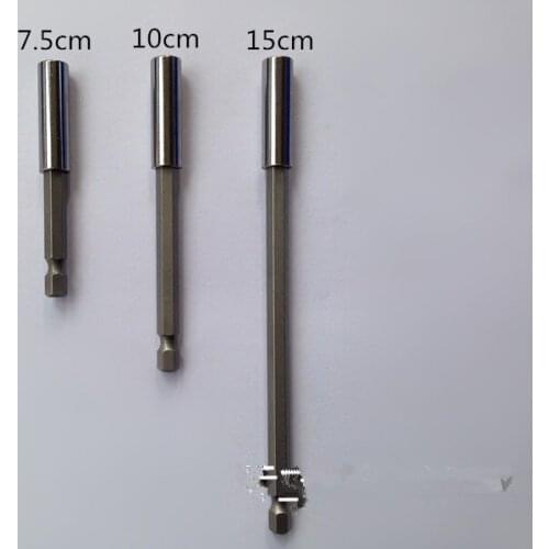 3pc Magnetic Bit Holder Set Extensions 3" 4" 6" Quick Change 1/4" Hex Shank Screwdriver Extension Bars Bit Holder Tool Drill Bit