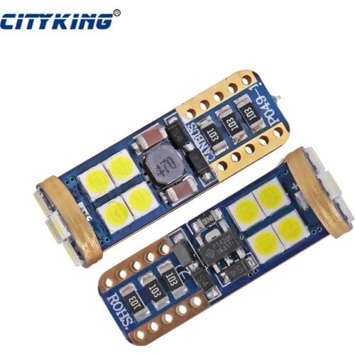 4PCS T10 LED Car signal Light canbus T10 12smd Super Bright 3030 W5W SMD For Car Tail Light Side Lamp Parking Map Bulb Lighting