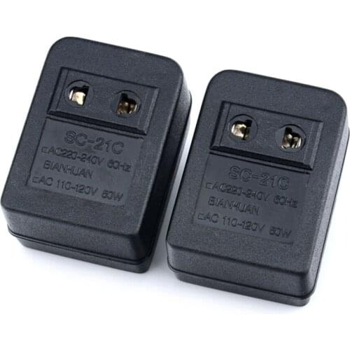 AC 220V To 110V 110V To 220V AC Power Voltage Converter Adapter Travel Transformer For Electronic Equipments Up To 20 WATT