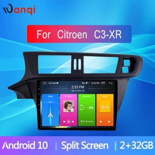 Car Radio Multimedia Video Player For Citroen C3-XR 2014-2018 Navigation GPS Android10 Accessories SWC BT WIFI Sedan No DVD