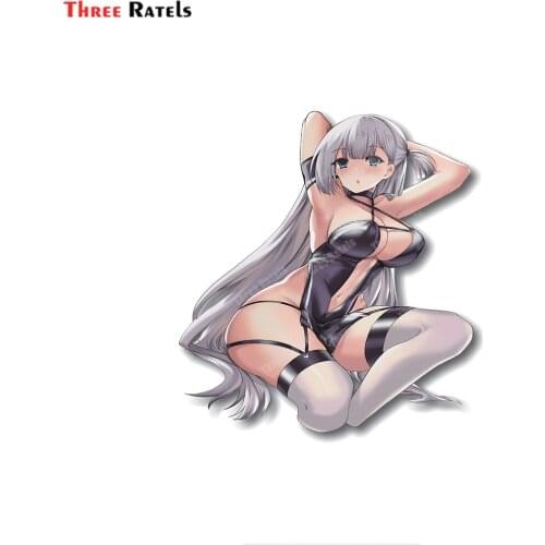 Three Ratels B860 Shoukaku Race Queen Car Accessories Auto Decals Decor Anime Vinyl Material Film