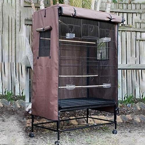 Outdoor Aviary Birds Cage Cover Rainproof Dust Proof Bird Parrot Nests Cover Cage Shield Light Proof Cage Cover Bird Supplies
