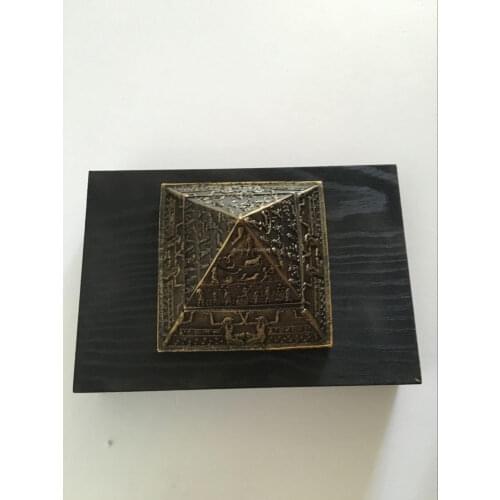 Egypt theme real life escape Put the Pyramid statue back to open lock door and lock game props takagism props