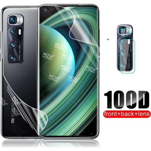 100D Hydrogel Film For xiaomi mi 10 ultra Back Screen Protector For xiaomi xiaomi10 mi10 ultra xiomi 10ultra Camera Len Glass