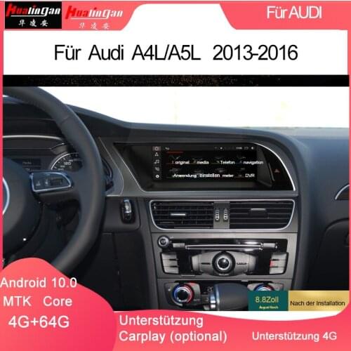 Hualingan Für (8871) audiA4L/A5L MMI 2G 3G 8.8 "Blu-ray Anti-Glare Multimedia GPS Navigation Fm Aux Bt AHD Kamera