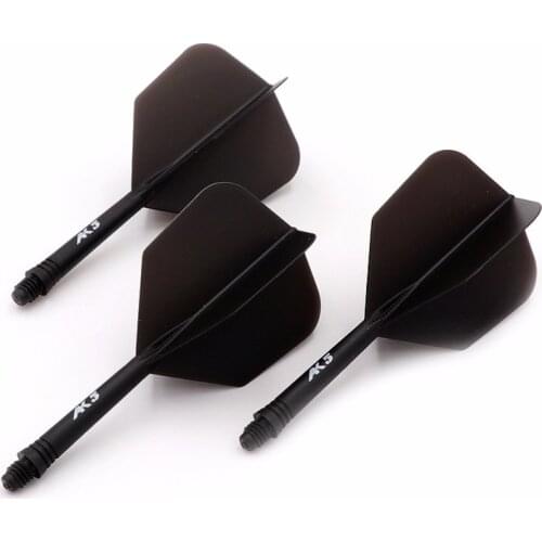 CUESOUL Integrated Dart Shaft and Flights Medium,Set of 3