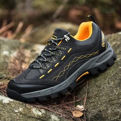Men Hiking Shoes High Quality Sneakers Autumn Winter New Non-slip Trekking Mountain Climbing Athletic Men Outdoor Sport Shoes