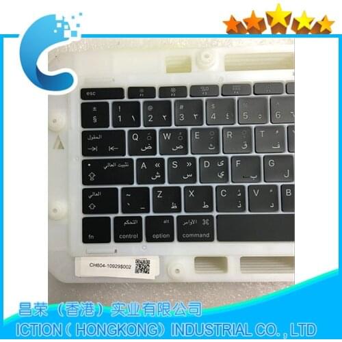 Genuine New for Macbook Pro 13.3 " Retina A1708 Keyboard Keys Key Cap Keycap Arabic AR Standard Late 2016 Mid 2017