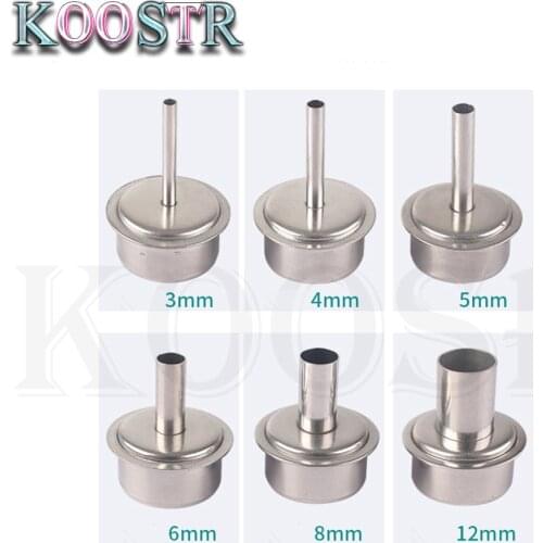 Original for QUICK 861DW Wind mouth Welding Nozzles 856AX 713 1300A Hot air dismantling table Wind Tsui Tsuis round head