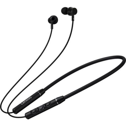 Original For Lenovo QE03 Wireless Neckband Bluetooth Earphones Sports Stereo Earbuds Magnetic Earphones Headset For Android IOS