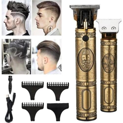 Professional hair trimmer rechargeable razor cordless adjustable cutting edge sculpture cutter Barber haircut for men