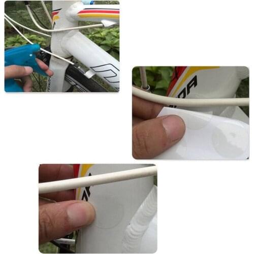 55KD 15Pcs Anti Scratch Sheet Bike Bicycle Frame Protector Transparent Stickers