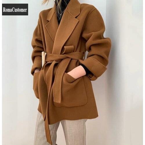 Женские кашемировые пальто RomaCustomer China At AliExpress
