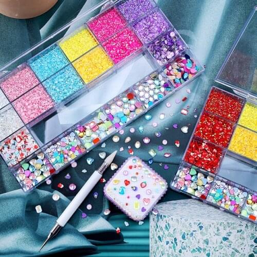Swarovsky Nail Art Rhinestone Soft Clay Candy Special-ShapedSet Multi Shape Crystal Flatback Non Hotfix Glass Diamond