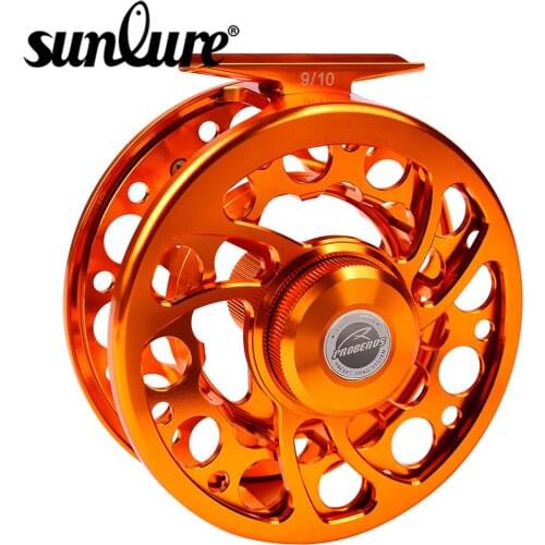 Sunlure Fly Fishing Wheel 5/7-7/9-9/10 WT Aluminum Alloy Fly Reel CNC Machine Left&Right Handle Casting Fishing Tackle