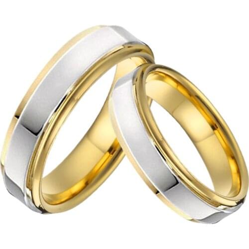 Handmade Anniversary LOVE Alliance slim 4mm 5mm wedding rings for men and women titanium jewelry finger ring