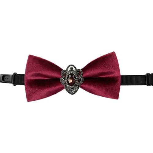 Wedding Bow Tie High-grade Mens Unisex Groom Gifts Suit Shirt Accessories Bow-knot Trendy Crystal Inlaid Business Bowtie