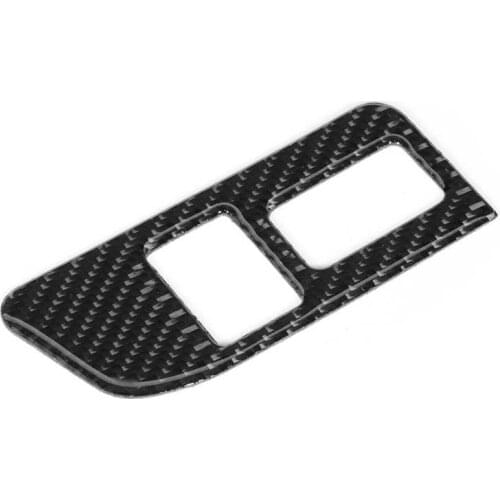 Carbon Fiber Trunk Control Button Trim Cover Switch Decor Sticker Fit for Subaru BRZ 86 2013-2017 Auto Car Style