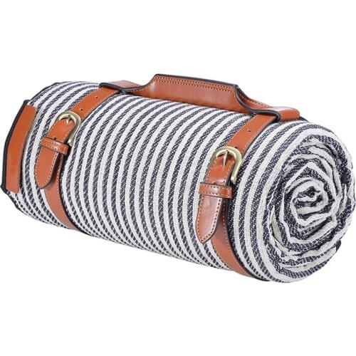 Outdoor Foldable Waterproof Picnic Mat Blue White Fashion Thicken Pad Breathable Soft Portable Camping Travel Beach Blanket