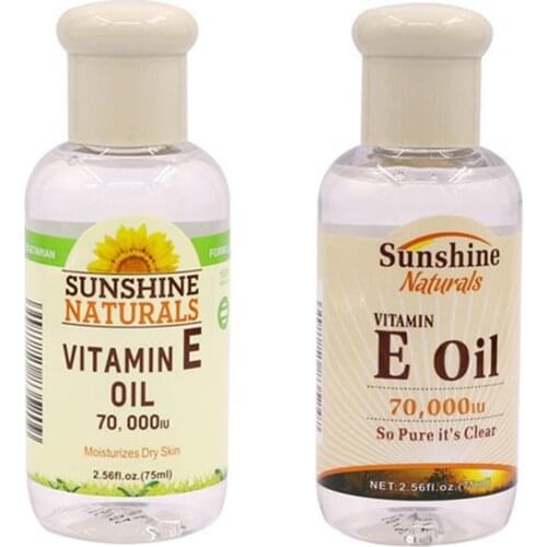 High Quality Natural Vitamin E Oil 70000IU Hyaluronic Liquid Anti Wrinkles Serum For Face Cream Whitening Skin Care