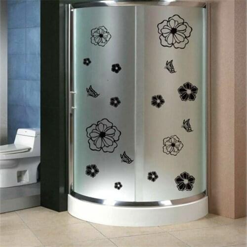 1pcs White Magnolia Butterfly 3D Refrigerator Sticker Living Bedroom Wall Sticker Home Decoration Art Sticker Mural 30 * 30CM