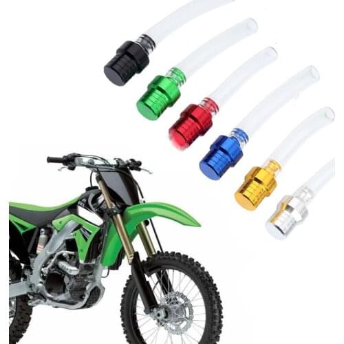 1PCS Motorcycle Gas Fuel Cap 2 Way Valves Vent Breather Hoses Tubes for Motocross Bike Fuel Tank Breather Pipe Accessories