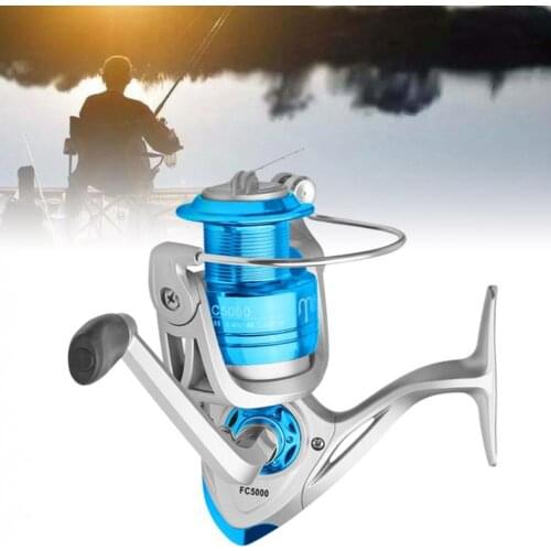 1000-6000 Series 5.2:1 Gear Ratio Spinning Fishing Reel 10BB Ball Bearing 8KG Max Drag Rock Lure Sea Carp Fishing Wheel