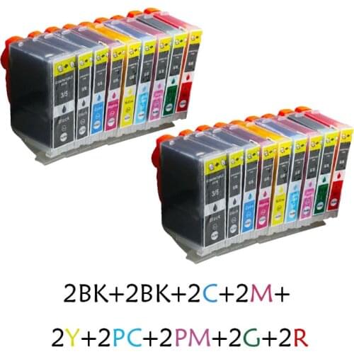 18pcs BCI-3e BCI3 BCI 3 compatible ink Cartridge high quality BCI 6 BCI6 For Canon PIXMA iP8500 Pro9000 i990 i9900 i9950 printer