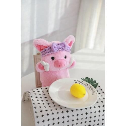 25cm cute girl little pig plush stuffed animal plush toy baby plush toy birthday gift