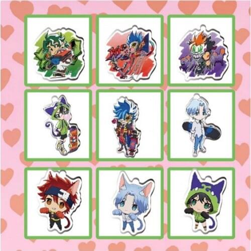 Anime SK8 the Infinity SK EIGHT Acrylic Cartoon Itabag Pendant Keychain Keyring Toy SHADOW Chinen Miya Hasegawa Ranga Kyan Reki