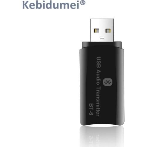 Kebidumei Bluetooth Audio Dongle Music Sound Receiver Adapter Transmitter USB Bluetooth Adapter For Computer PC Laptop