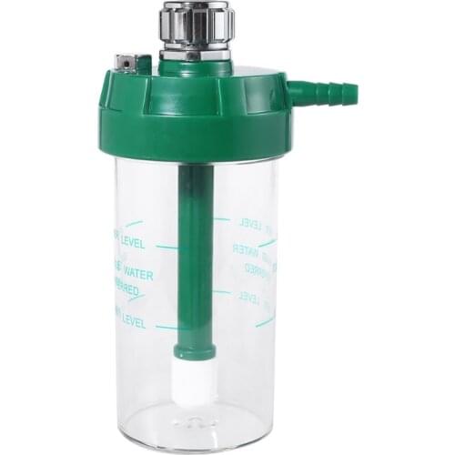 200ml Dry Humidifier Bottle for Oxygen Regulator O2 Pressure Gauge Upper Level & Lower Level