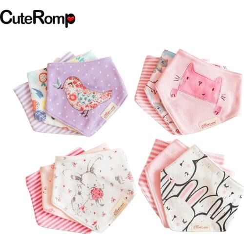 Newborn Girls Boys Bibs Baby Easter Bunny Bavoir Bandana Baby Scarf For Boy Baberos Slabbetjes feeding Grande Babador Burp Cloth