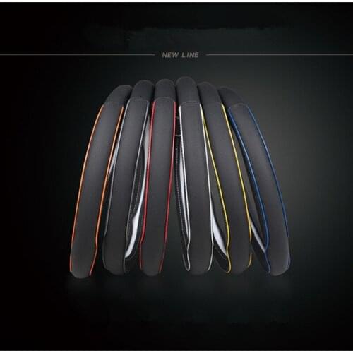 Leather Car Steering Wheel Cover Auto Steering- wheel Cover Anti-Slip Universal Car Styling for BMW for Volkswagen CC for Buick